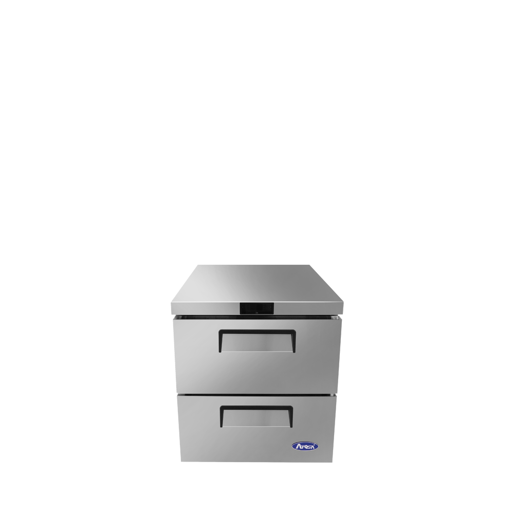 Atosa MGF8415GR 27″ Two-Drawer Undercounter Refrigerator, 7.15 Cu. Ft.