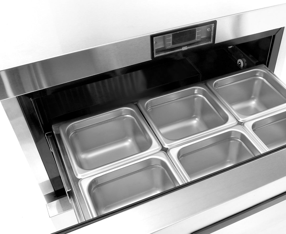 Atosa MGF8415GR 27″ Two-Drawer Undercounter Refrigerator, 7.15 Cu. Ft.