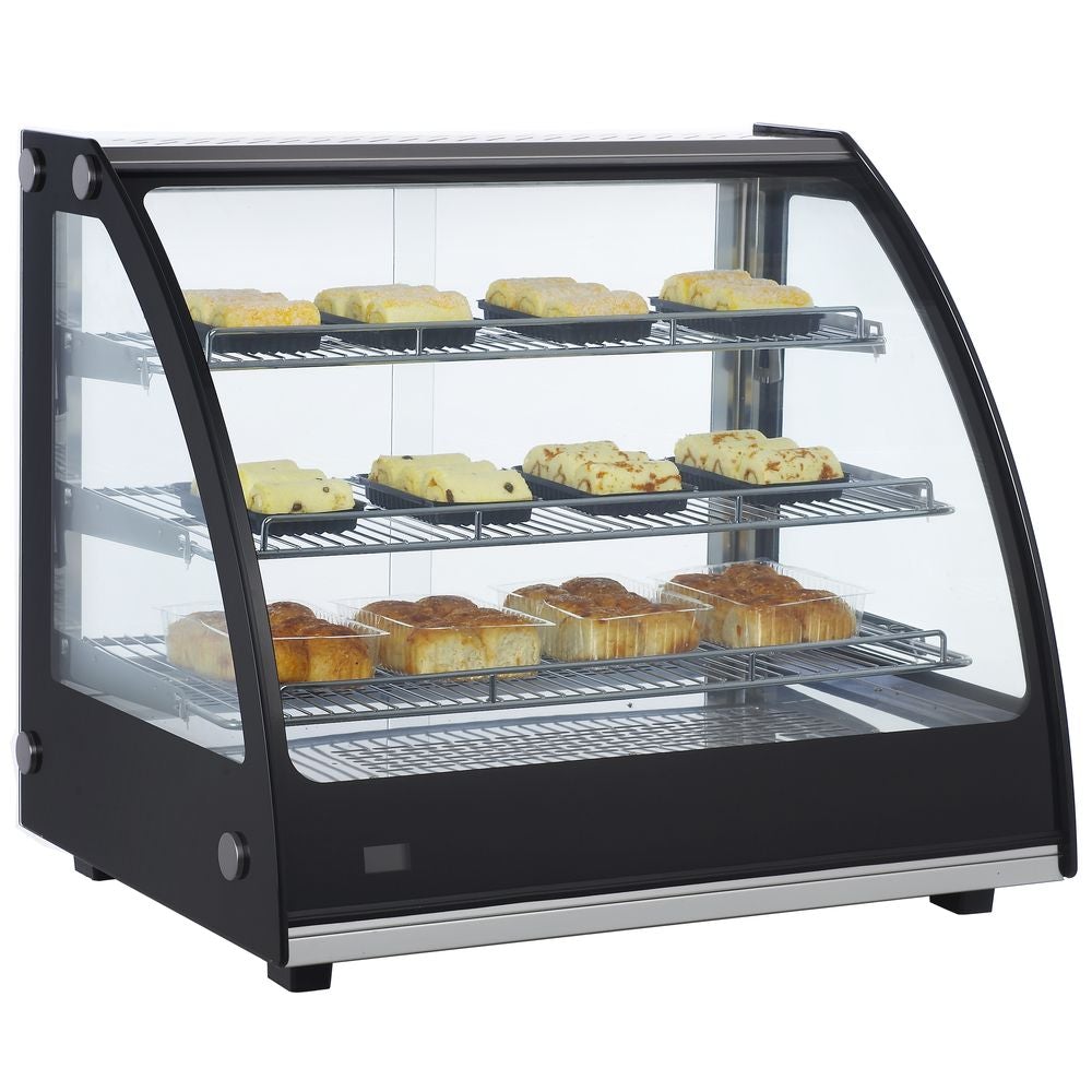 Marchia MHC131 27" Heated Curved Glass Countertop Display Case