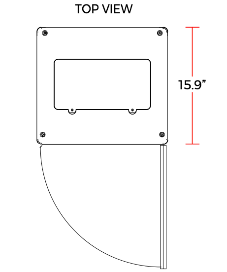 Marchia MDC78 Countertop Refrigerated Glass Display Case