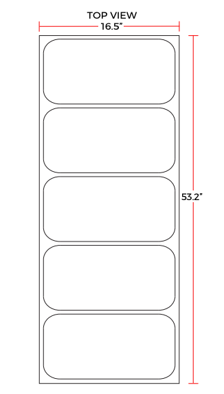 Marchia MSU150 53" Refrigerated Round Curved Sushi Display Case, Silver