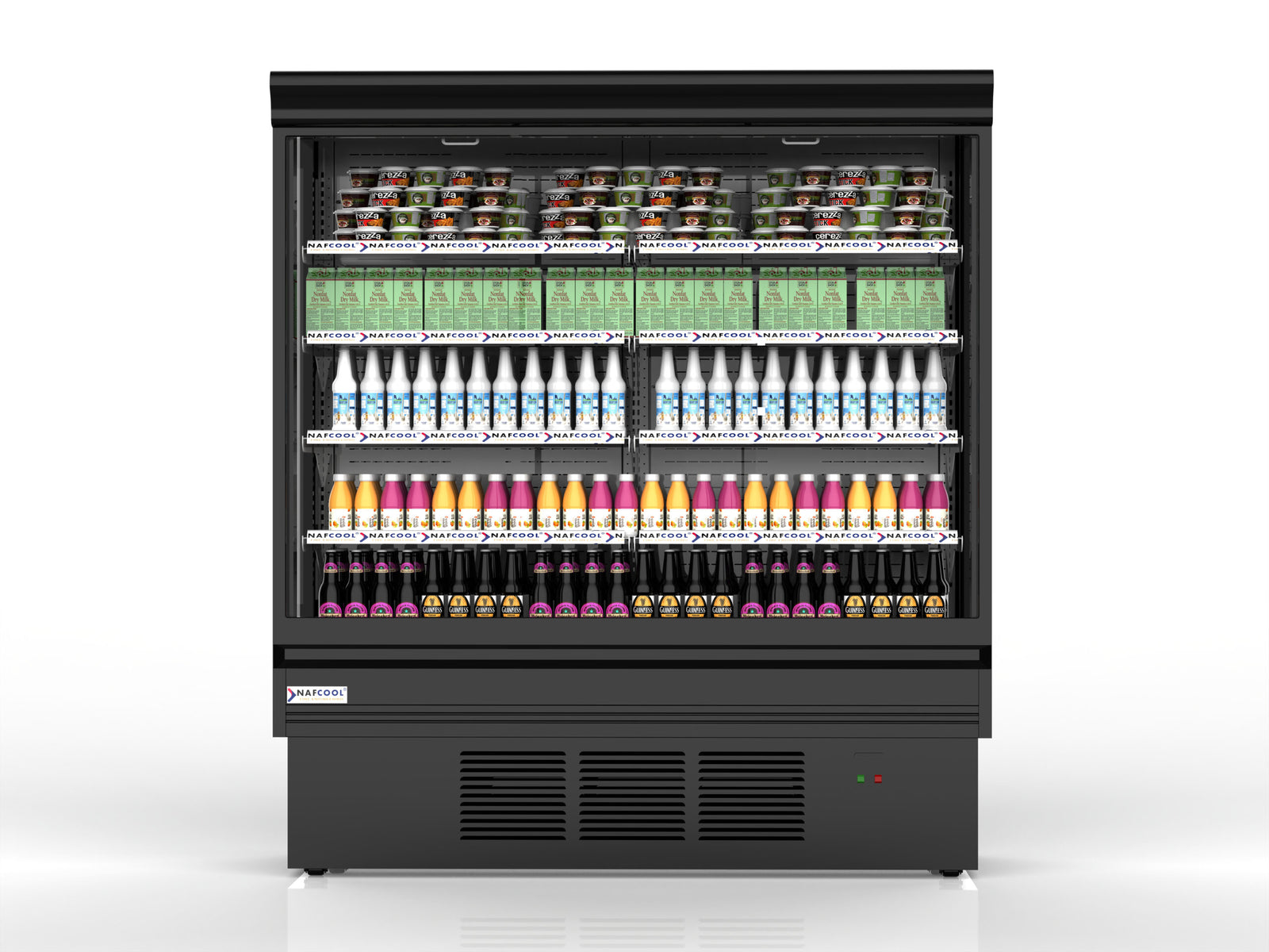 NAFCOOL OFC78 78″ Open Air Curtain Merchandiser, 36.02 Cu. Ft.