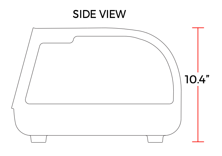 Marchia MSU140S 46" Refrigerated Round Curved Sushi Display Case, Silver