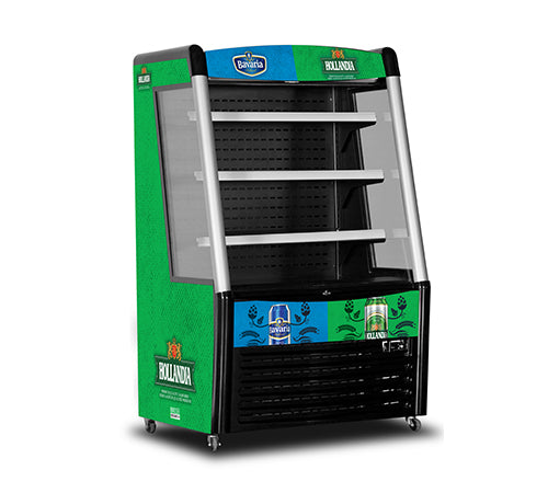 NAFCOOL ERINA36 36″ Open Air Curtain Merchandiser, 8.83 Cu. Ft.