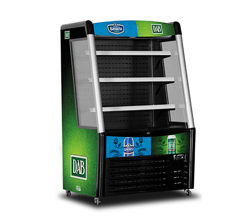 NAFCOOL ERINA36 36″ Open Air Curtain Merchandiser, 8.83 Cu. Ft.