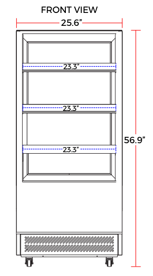 Marchia TMB25 25" Refrigerated Bakery Display Case