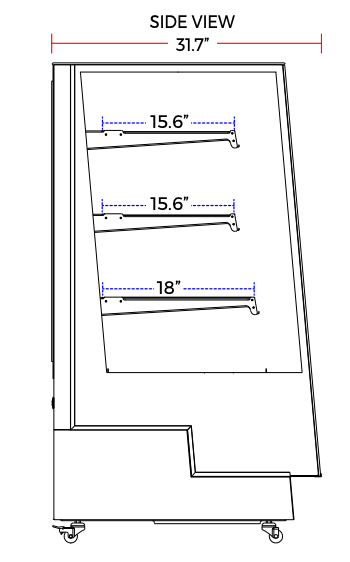 Marchia TMB25 25" Refrigerated Bakery Display Case