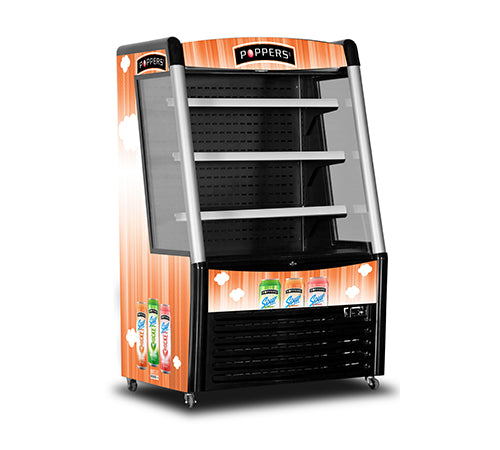 NAFCOOL ERINA36 36″ Open Air Curtain Merchandiser, 8.83 Cu. Ft.