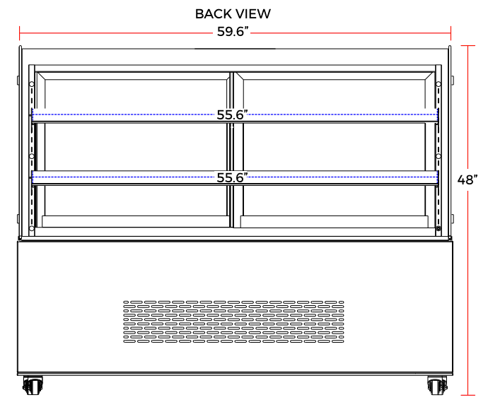 Marchia MB60 60" Refrigerated Bakery Display Case