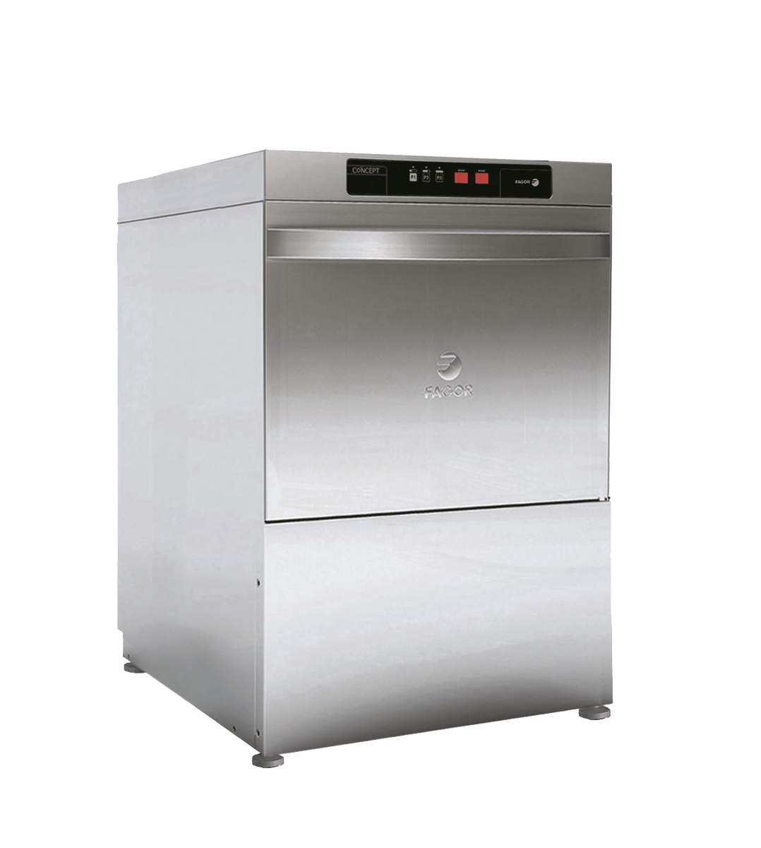 Fagor CO-402W Evo Concept High Temp Undercounter Glasswasher, 30 Rack Hourly Capacity