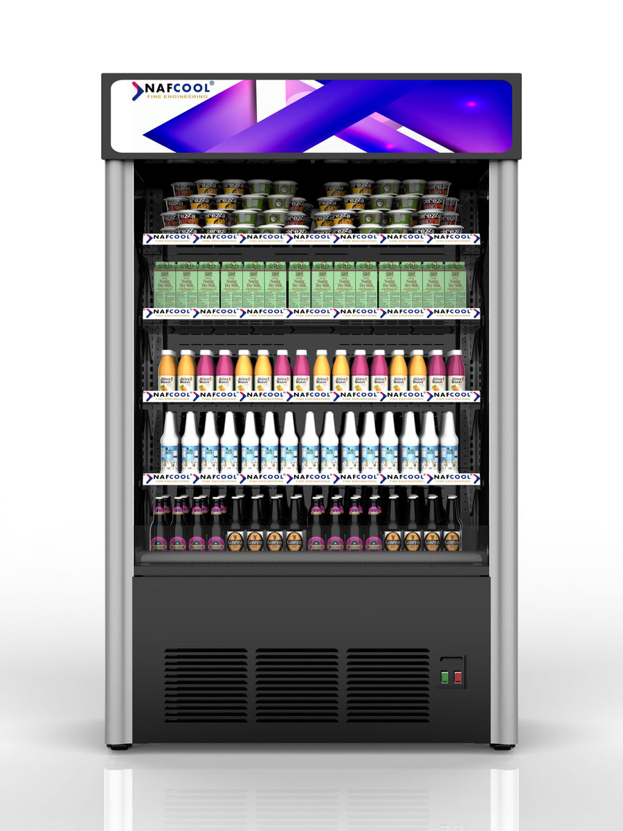 NAFCOOL OFC46 46″ Open Air Curtain Merchandiser, 20.31 Cu. Ft.