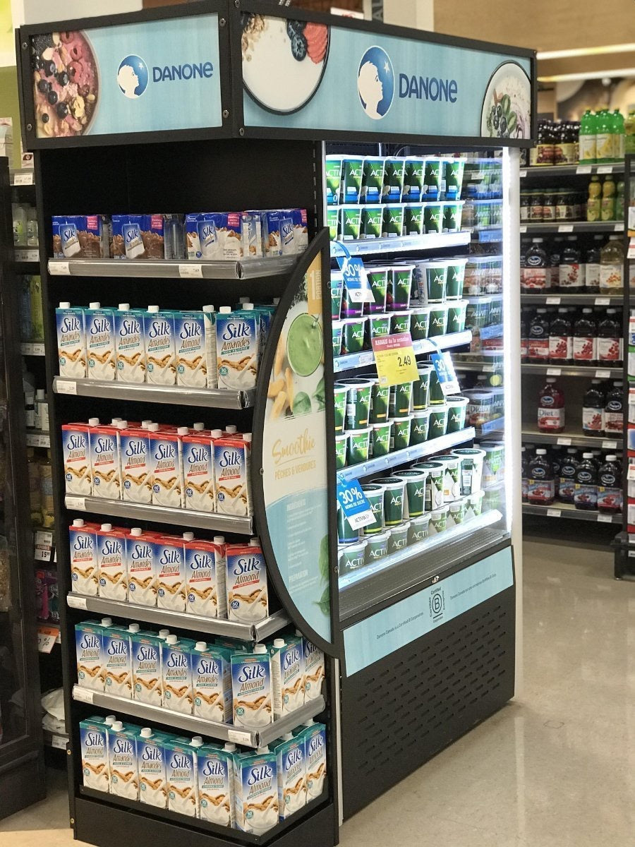 NAFCOOL OFC46 46″ Open Air Curtain Merchandiser, 20.31 Cu. Ft.