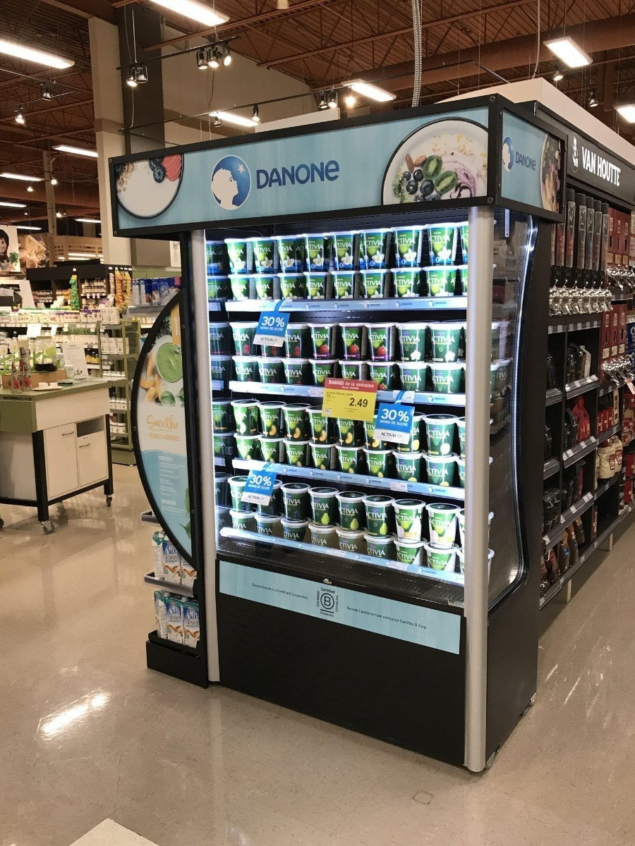 NAFCOOL OFC46 46″ Open Air Curtain Merchandiser, 20.31 Cu. Ft.