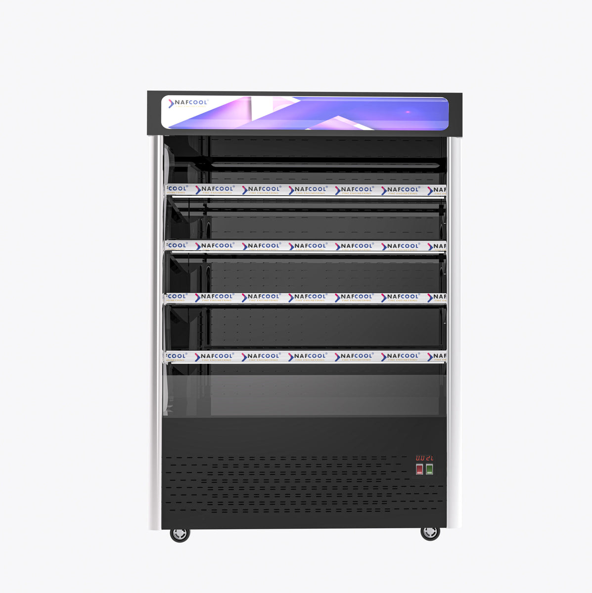 NAFCOOL OFC53 53″ Open Air Curtain Merchandiser, 26.49 Cu. Ft.