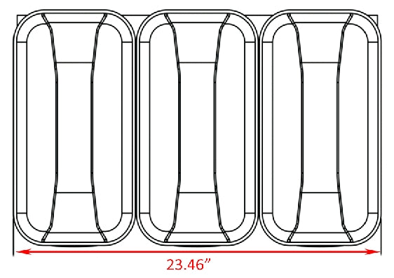 Coldline CBD-3 Triple 3 Gallon Bowl Beverage Dispenser with Stirring System