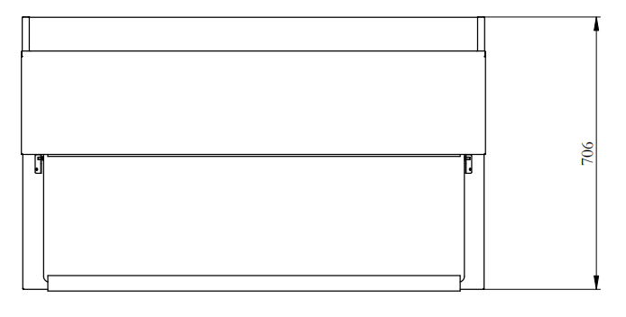 Coldline DIP-46 47" 8 Tub Deluxe Ice Cream and Gelato Dipping Cabinet