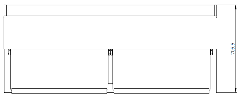 Coldline DIP-66 68" 12 Tub Deluxe Ice Cream and Gelato Dipping Cabinet
