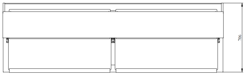 Coldline DIP-88 88" 16 Tub Deluxe Ice Cream and Gelato Dipping Cabinet