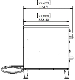 Prepline DW2 Double Freestanding Stainless Steel Drawer Warmer, 900W, 120V