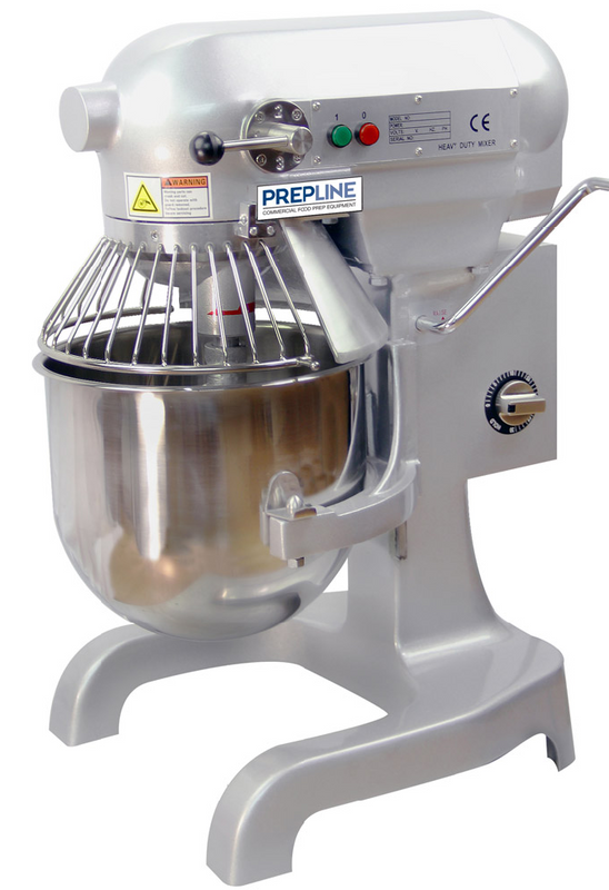 Prepline PHLM10B-T 10 Quart Gear Driven Commercial Planetary Stand Mixer with Timer