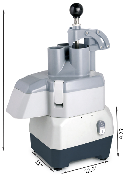 Prepline PFP-4D Continuous Feed Food Processor with 4 Discs, 1 HP