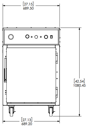 Prepline SLO-1 Single Deck Slow Cook and Hold Oven, 208/240V