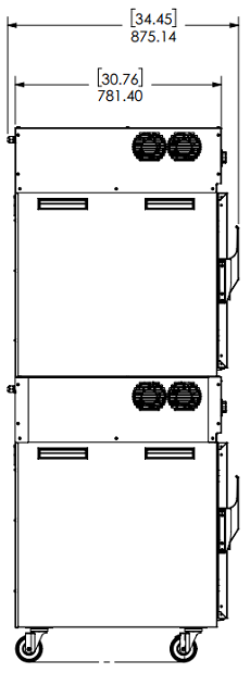 Prepline SLO-2 Double Deck Slow Cook and Hold Oven, 208/240V