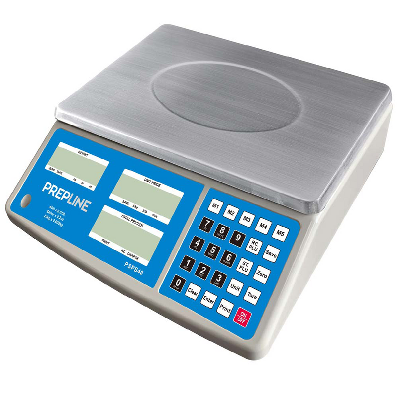 Prepline PSPS40 40 lb. Digital Price Computing Scale, Legal for Trade