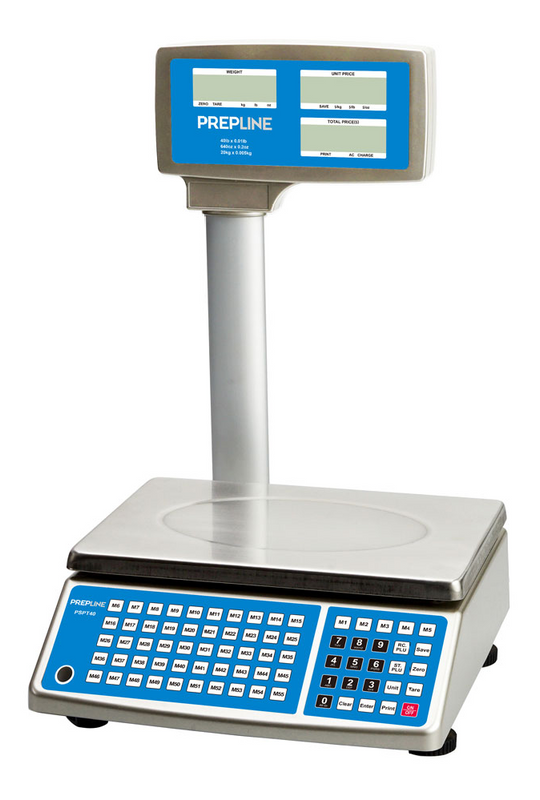 Prepline PSPT40 40 lb. Digital Price Computing Scale with Tower, Legal for Trade
