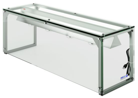Prepline GSTC60-4O 60" Four Well Electric Hot Food Steam Table with Enclosed Base and Sliding Doors, 208/240V, 3000W
