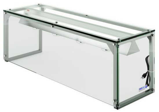 Prepline GST60-4O 60" Four Well Gas Hot Food Steam Table with Undershelf