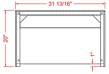 Prepline GSTC30-2S 32" Two Well Gas Hot Food Steam Table with Enclosed Base