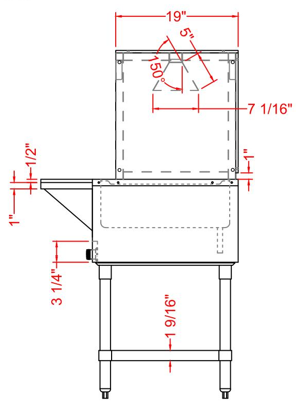 Prepline GST74-5S 74" Five Pan Sealed Well Gas Hot Food Steam Table with Undershelf