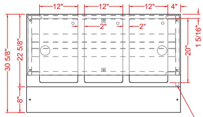 Prepline GSTC48-3S 48" Three Well Gas Hot Food Steam Table with Enclosed Base and Sliding Doors