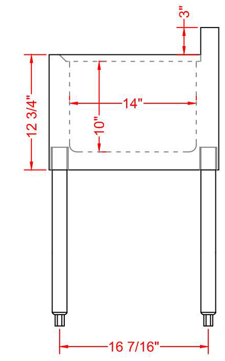 Prepline BAR-3C-R Stainless Steel 3 Bowl Underbar Hand Sink with Faucet and Right Drainboard, 48" x 18"