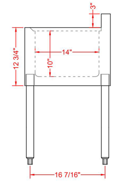 Prepline BAR-1C-R Stainless Steel 1 Bowl Underbar Hand Sink with Faucet and Right Drainboard- 24" x 18"