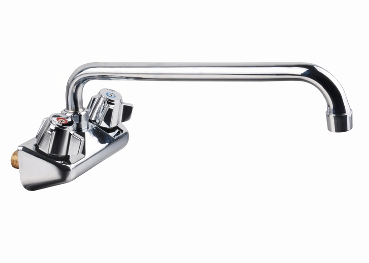 Prepline PFW-4-8 Wall Mounted 8" Swing Spout Sink Faucet