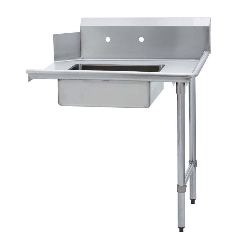 Prepline PSDT-36R 30"D x 36"L Right Side Soiled Dishtable with Pre-Rinse Bowl, NSF Listed