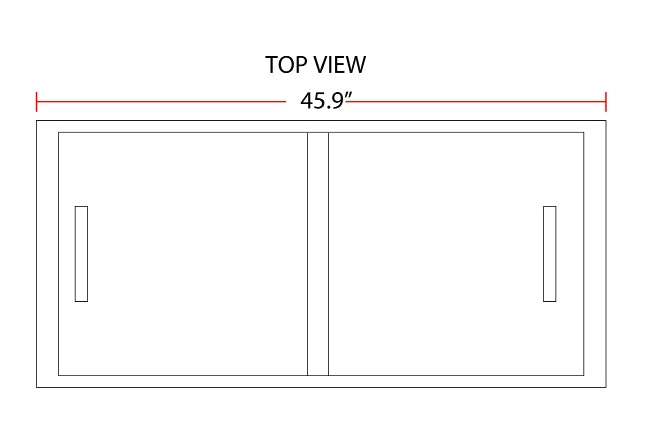 Coldline SD46 46" Glass Top Ice Cream Chest Freezer, 11 Cu. Ft.