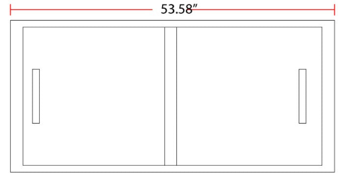 Coldline SD54 54" Glass Top Ice Cream Chest Freezer, 13 Cu. Ft.