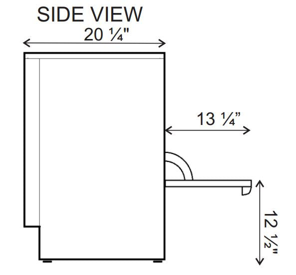 Jet-Tech F-16DP Undercounter Dishwasher, High Temp, Built-in Electric Booster, 24 Racks Per Hour