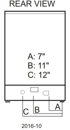 Jet-Tech F-16DP Undercounter Dishwasher, High Temp, Built-in Electric Booster, 24 Racks Per Hour