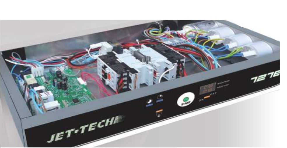 Jet-Tech 727E Glasswasher, High-Temp, Built-in Electric Booster Heater, 30 Racks Per Hour