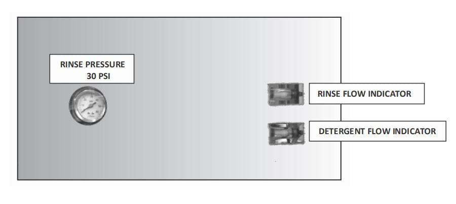 Jet-Tech 727E Glasswasher, High-Temp, Built-in Electric Booster Heater, 30 Racks Per Hour