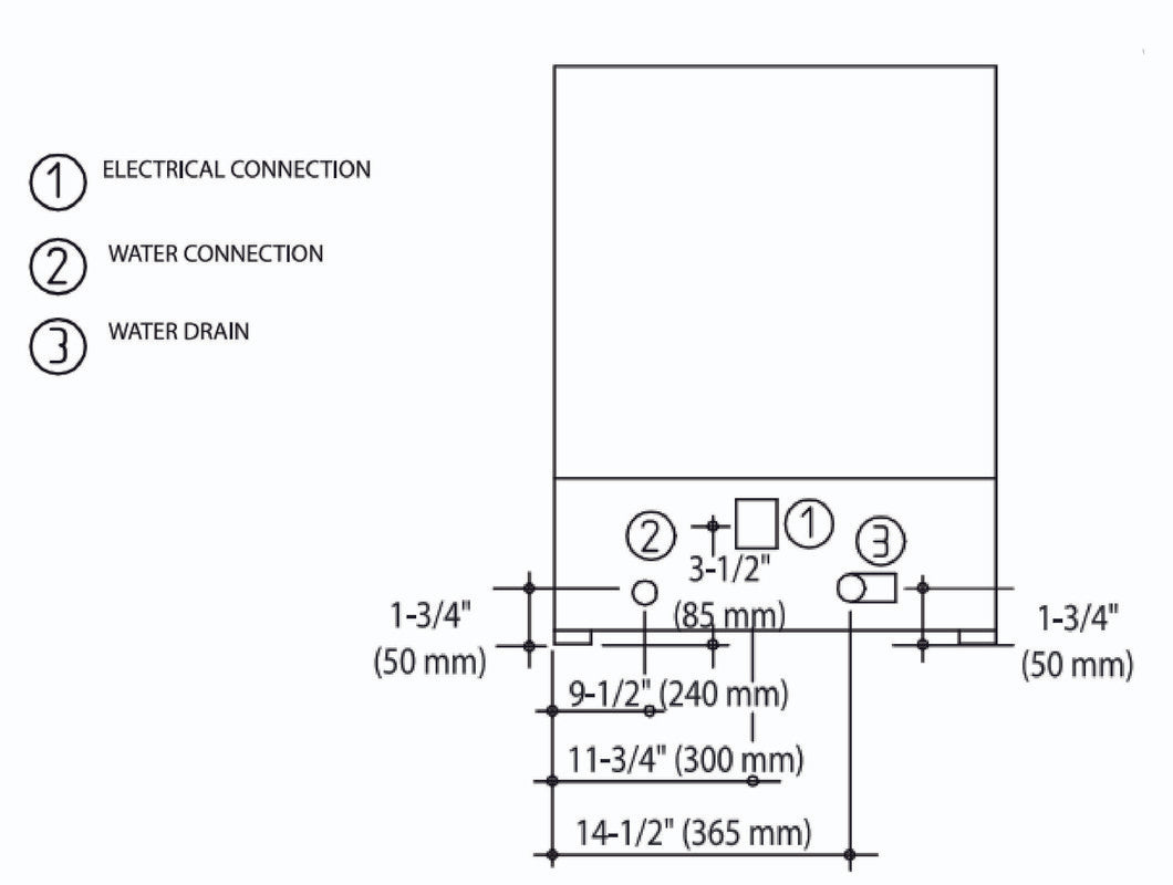 Jet-Tech 737-E Undercounter Deluxe Dishwasher, High-Temp, 30 Racks Per Hour