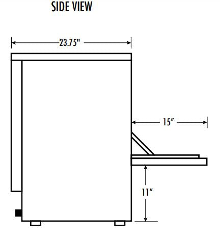 Jet-Tech EV18 High-Temp Undercounter Dishwasher, 60 Racks Per Hour