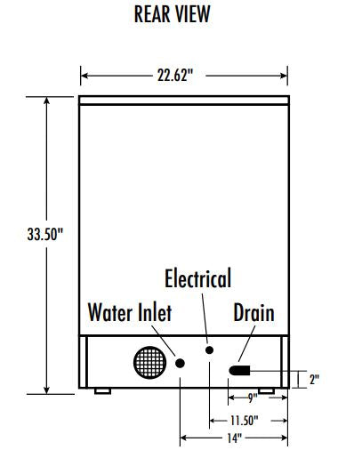 Jet-Tech EV18 High-Temp Undercounter Dishwasher, 60 Racks Per Hour