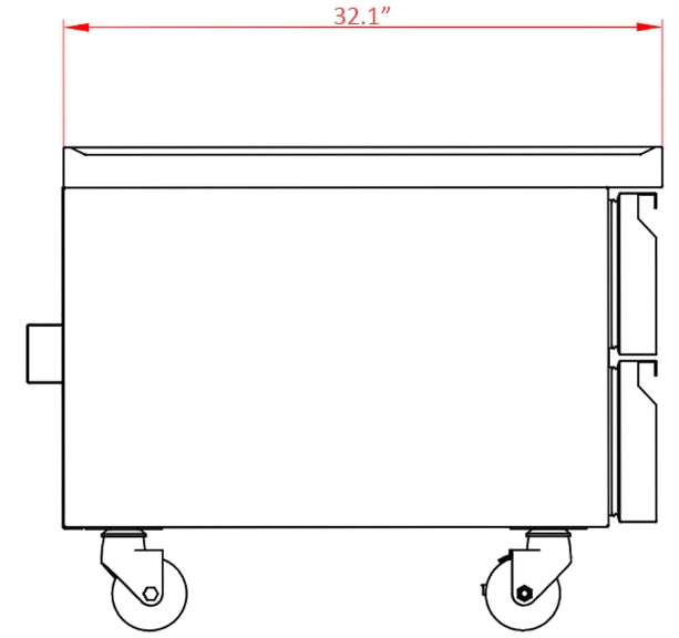 Coldline CB60 60” 2 Drawer Refrigerated Chef Base
