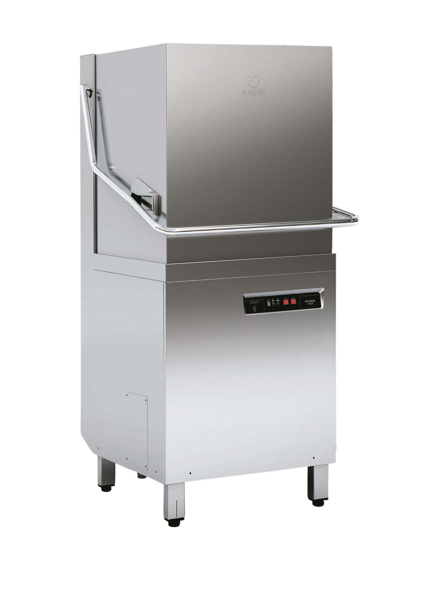 Fagor COP-174W Evo Concept+ High Temp Hood Type Glasswasher, 60 Rack Hourly Capacity