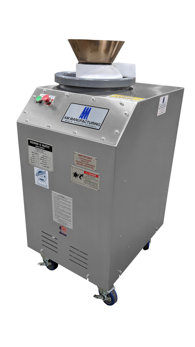 AM Manufacturing R500 Round-O-Matic Dough Rounder, 1 - 32 Ounce Scaling Range